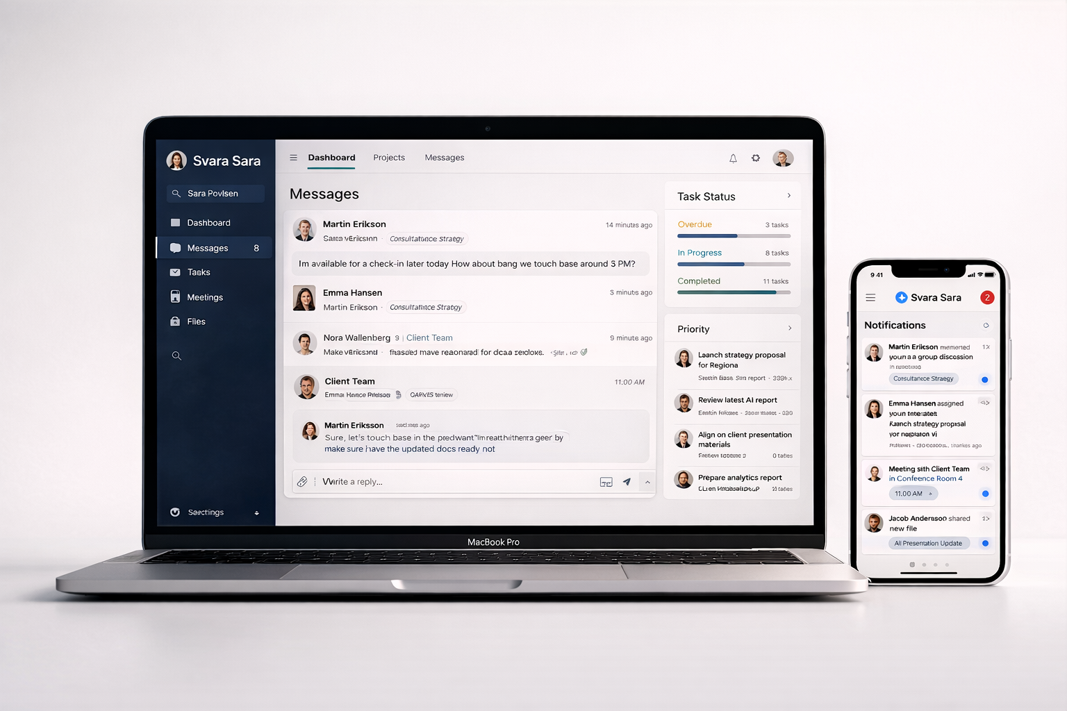 Svara Sara product mockup