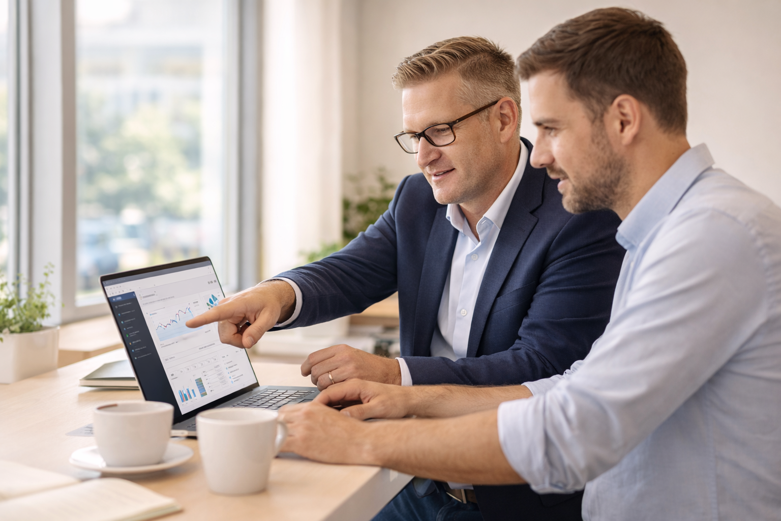 NXT Vizion team working together in a professional setting